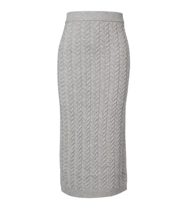 'S Max Mara Cable-knit wool and cashmere pencil skirt