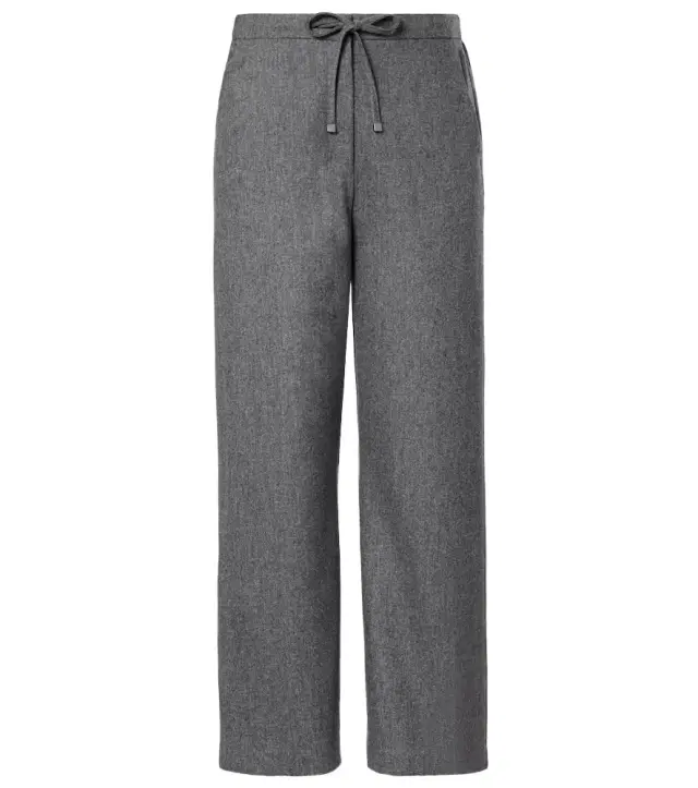 Floria virgin wool wide-leg pants