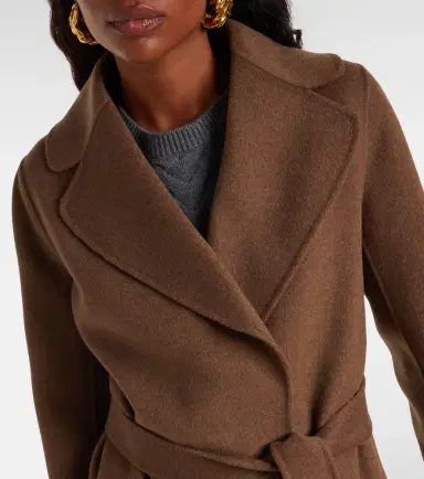 'S Max Mara 'S Max Mara Poldo virgin wool wrap coat | Thumbnail 6