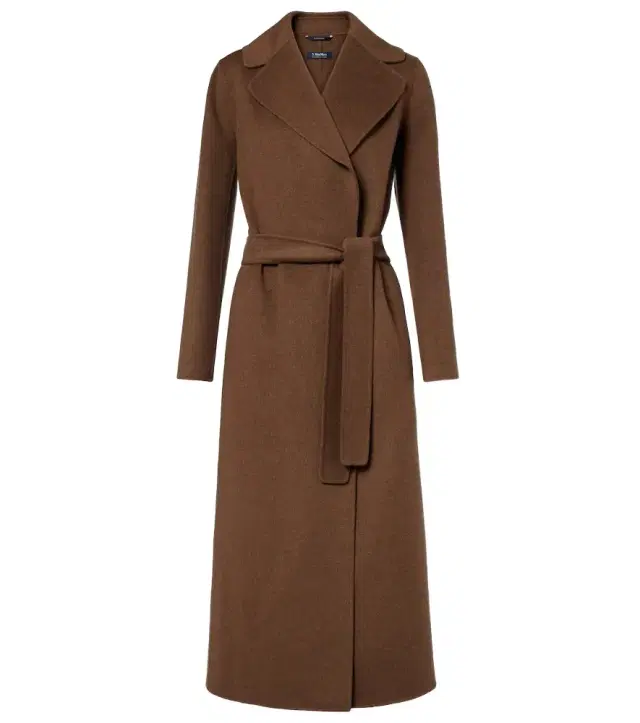'S Max Mara 'S Max Mara Poldo virgin wool wrap coat