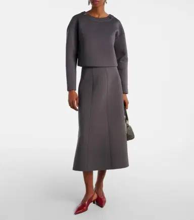 'S Max Mara Embellished jersey sweatshirt | Thumbnail 4