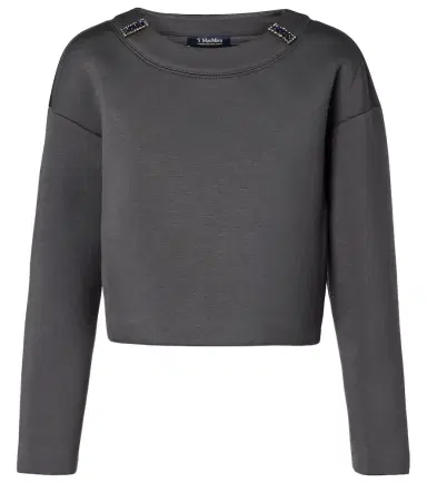 'S Max Mara Embellished jersey sweatshirt | Thumbnail 1