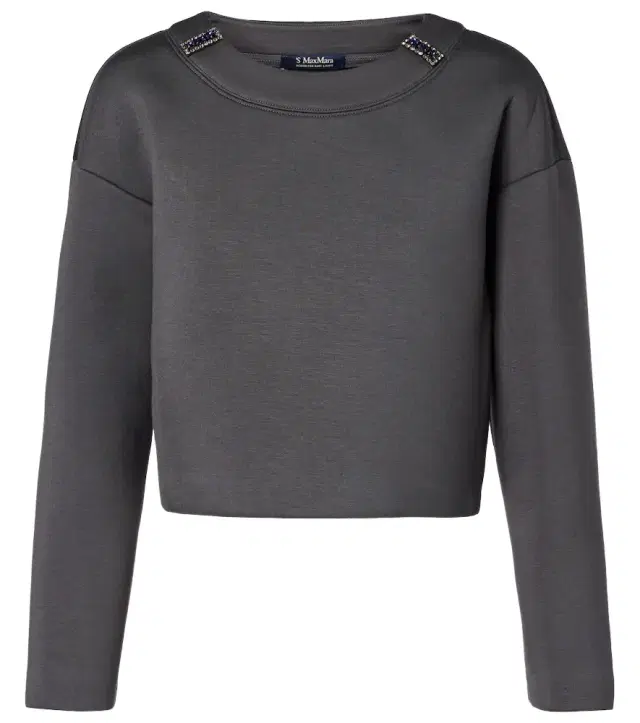 'S Max Mara Embellished jersey sweatshirt