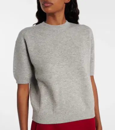 'S Max Mara 'S Max Mara Knitted wool and cashmere-blend T-shirt | Thumbnail 4 'S Max Mara 'S Max Mara Knitted wool and cashmere-blend T-shirt | Thumbnail 4