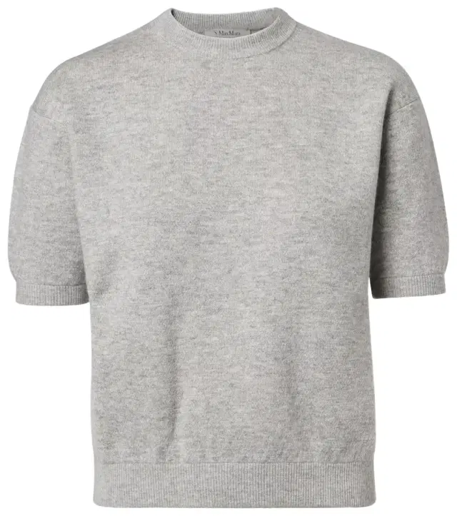 'S Max Mara Knitted wool and cashmere-blend T-shirt