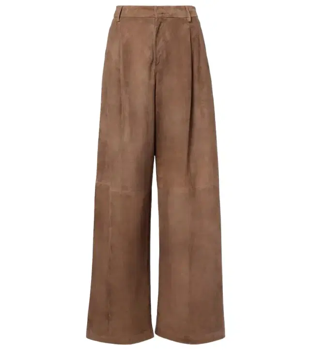 'S Max Mara Brando high-rise suede wide-leg pants