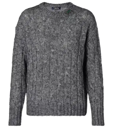 'S Max Mara Cotton, alpaca, and wool sweater | Thumbnail 1