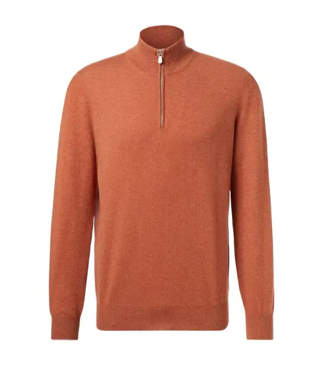 Brunello Cucinelli Cashmere half-zip sweater