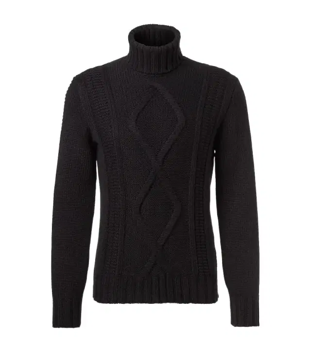 Brunello Cucinelli Cable-knit cashmere turtleneck sweater