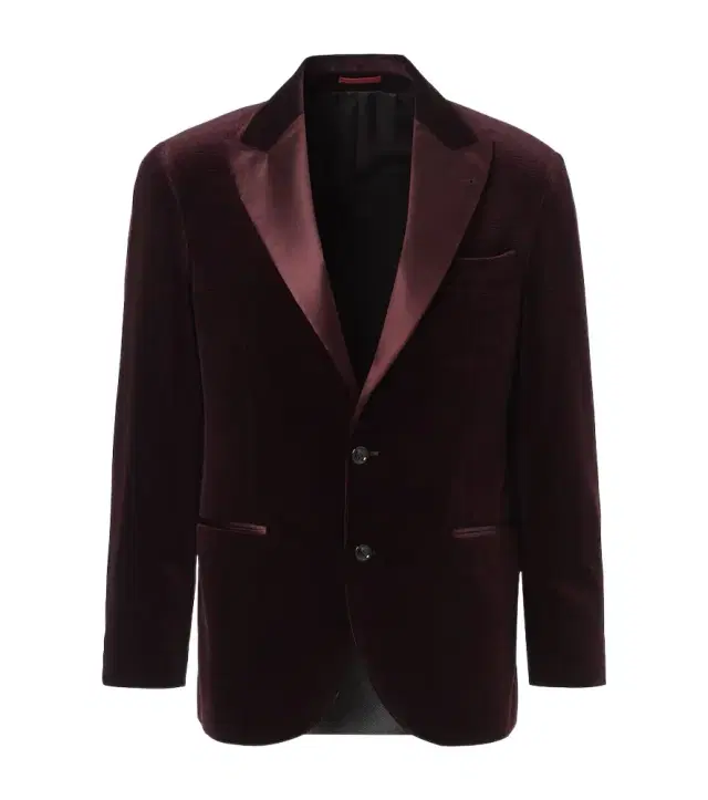 Brunello Cucinelli Cotton velvet blazer