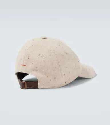 Brunello Cucinelli Herringbone wool and cashmere baseball cap | Thumbnail 2 Brunello Cucinelli Herringbone wool and cashmere baseball cap | Thumbnail 2