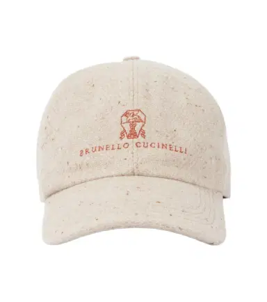 Brunello Cucinelli Herringbone wool and cashmere baseball cap | Thumbnail 1 Brunello Cucinelli Herringbone wool and cashmere baseball cap | Thumbnail 1