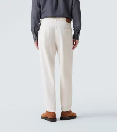 Brunello Cucinelli Cotton corduroy straight pants | Thumbnail 2 Brunello Cucinelli Cotton corduroy straight pants | Thumbnail 2