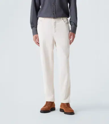 Brunello Cucinelli Cotton corduroy straight pants | Thumbnail 4 Brunello Cucinelli Cotton corduroy straight pants | Thumbnail 4