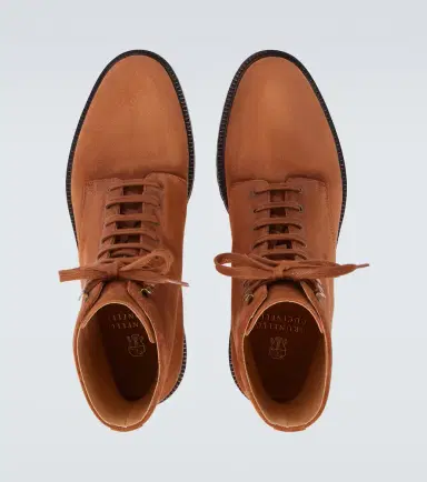 Brunello Cucinelli Suede lace-up boots | Thumbnail 6 Brunello Cucinelli Suede lace-up boots | Thumbnail 6