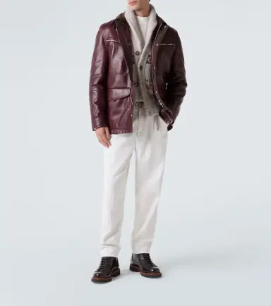 Brunello Cucinelli Leather lace-up boots | Thumbnail 7
