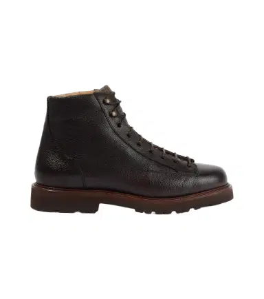 Brunello Cucinelli Leather lace-up boots | Thumbnail 1