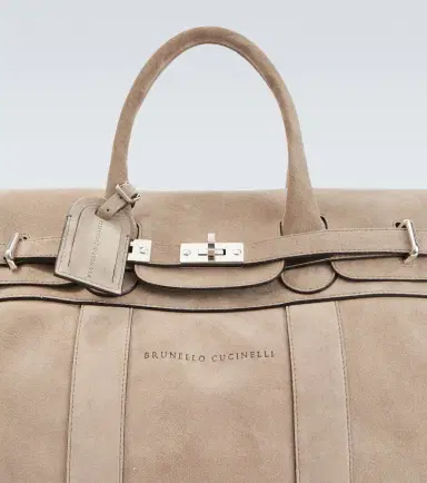 Brunello Cucinelli Suede duffel bag | Thumbnail 2 Brunello Cucinelli Suede duffel bag | Thumbnail 2