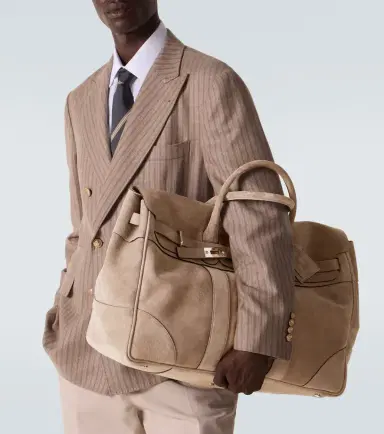 Brunello Cucinelli Suede duffel bag | Thumbnail 5 Brunello Cucinelli Suede duffel bag | Thumbnail 5