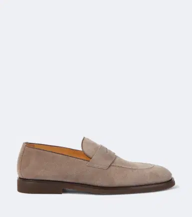 Brunello Cucinelli Suede penny loafers | Thumbnail 2 Brunello Cucinelli Suede penny loafers | Thumbnail 2