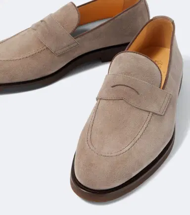 Brunello Cucinelli Suede penny loafers | Thumbnail 3 Brunello Cucinelli Suede penny loafers | Thumbnail 3