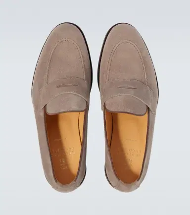 Brunello Cucinelli Suede penny loafers | Thumbnail 4 Brunello Cucinelli Suede penny loafers | Thumbnail 4