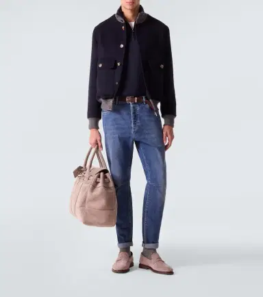 Brunello Cucinelli Suede penny loafers | Thumbnail 7 Brunello Cucinelli Suede penny loafers | Thumbnail 7
