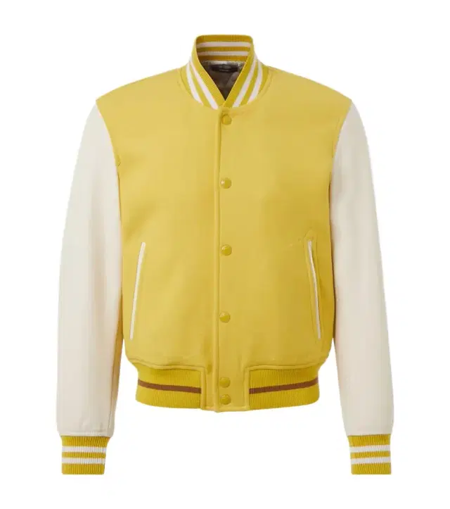 Tom Ford Wool and leather varsity jacket