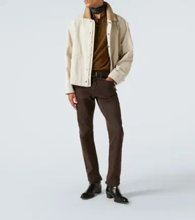 Tom Ford Suede-trimmed cotton canvas jacket | Thumbnail 3 Tom Ford Suede-trimmed cotton canvas jacket | Thumbnail 3