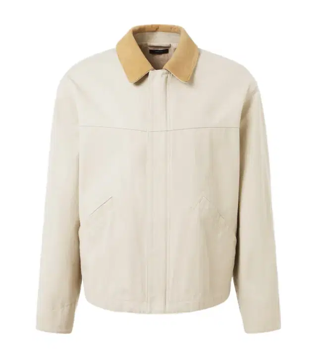 Tom Ford Suede-trimmed cotton canvas jacket