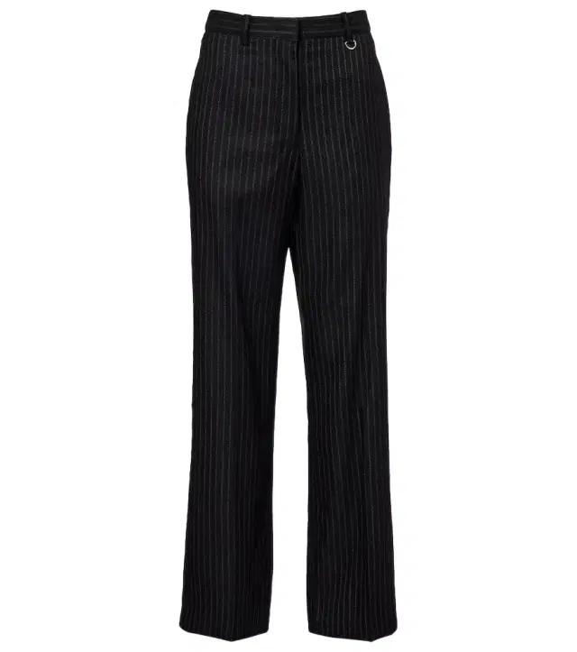 Isabel Marant Noanda pinstriped wool-blend straight pants
