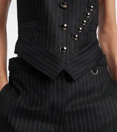Isabel Marant Nicky pinstripe wool-blend vest | Thumbnail 2