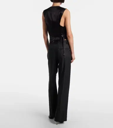 Isabel Marant Nicky pinstripe wool-blend vest | Thumbnail 5
