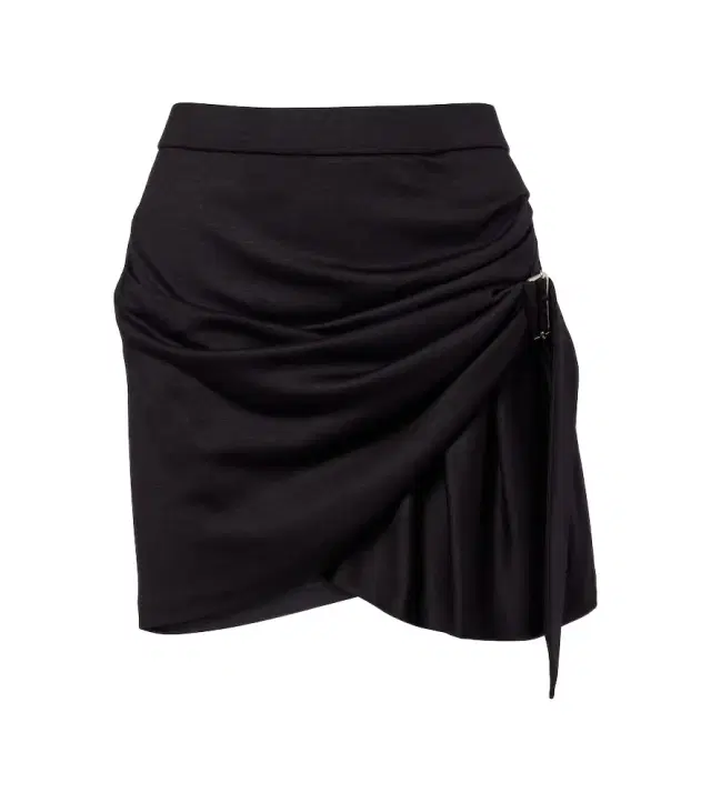 Isabel Marant Rosaria draped virgin wool miniskirt