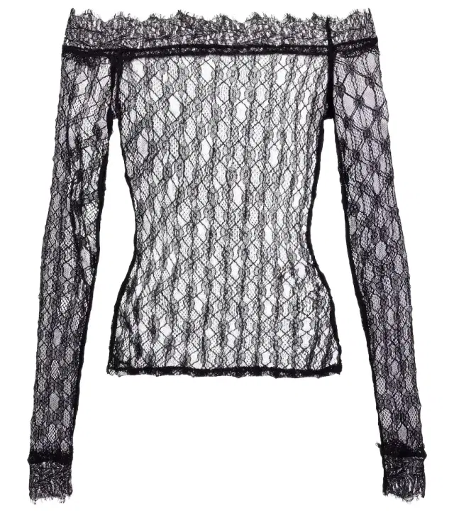 Isabel Marant Marlene off-shoulder lace top