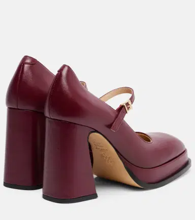 Souliers Martinez Casilda leather Mary Jane pumps | Thumbnail 3 Souliers Martinez Casilda leather Mary Jane pumps | Thumbnail 3