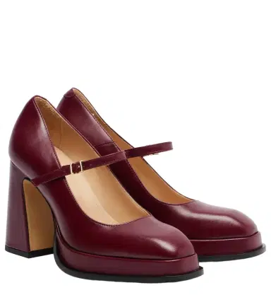 Souliers Martinez Casilda leather Mary Jane pumps | Thumbnail 1 Souliers Martinez Casilda leather Mary Jane pumps | Thumbnail 1