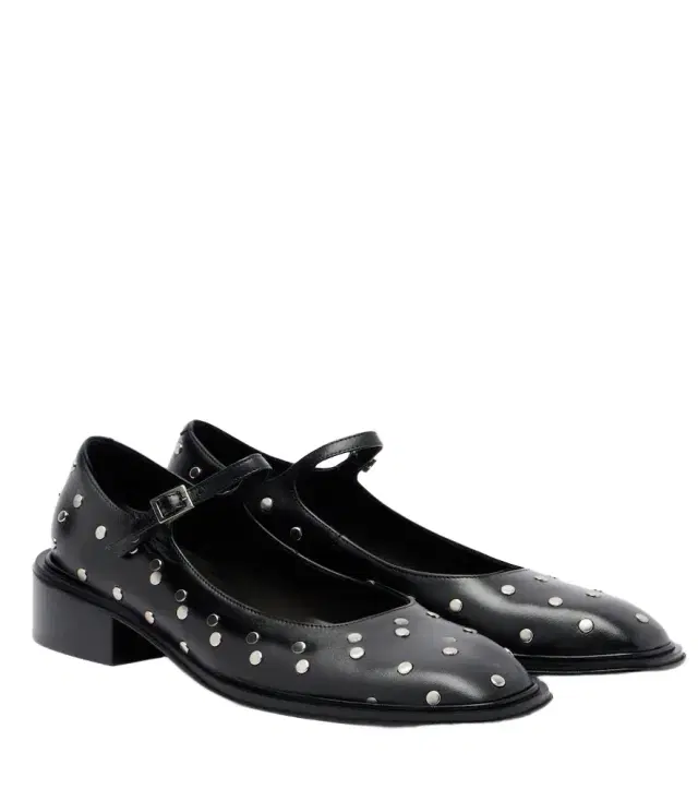 Souliers Martinez Penelope 40 leather Mary Jane pumps