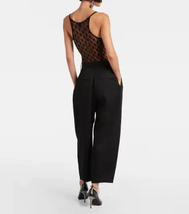 Isabel Marant Mildy sheer lace bodysuit | Thumbnail 4