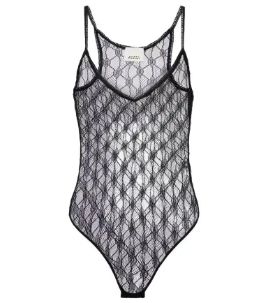 Isabel Marant Mildy sheer lace bodysuit | Thumbnail 1