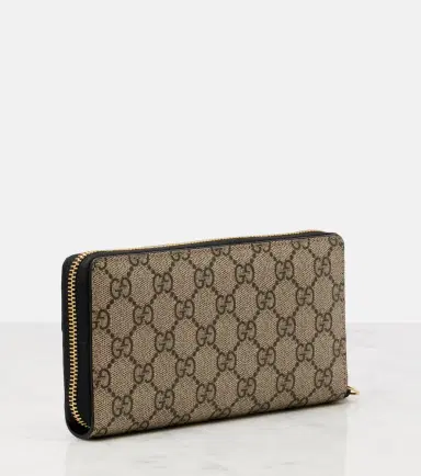 Gucci GG Marmont leather-trimmed wallet | Thumbnail 4 Gucci GG Marmont leather-trimmed wallet | Thumbnail 4
