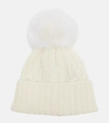 Moncler Cable-knit wool and cashmere beanie | Thumbnail 2 Moncler Cable-knit wool and cashmere beanie | Thumbnail 2
