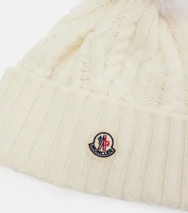 Moncler Cable-knit wool and cashmere beanie | Thumbnail 3 Moncler Cable-knit wool and cashmere beanie | Thumbnail 3