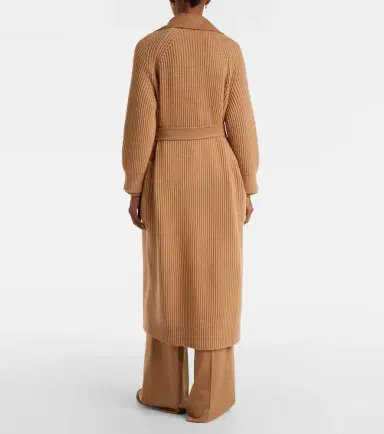 Max Mara Berard camel hair, wool, and cashmere wrap coat | Thumbnail 4 Max Mara Berard camel hair, wool, and cashmere wrap coat | Thumbnail 4
