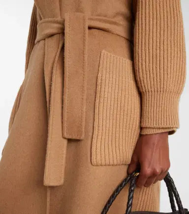 Max Mara Berard camel hair, wool, and cashmere wrap coat | Thumbnail 5 Max Mara Berard camel hair, wool, and cashmere wrap coat | Thumbnail 5
