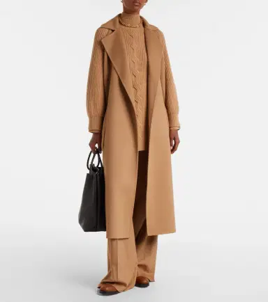 Max Mara Berard camel hair, wool, and cashmere wrap coat | Thumbnail 6 Max Mara Berard camel hair, wool, and cashmere wrap coat | Thumbnail 6