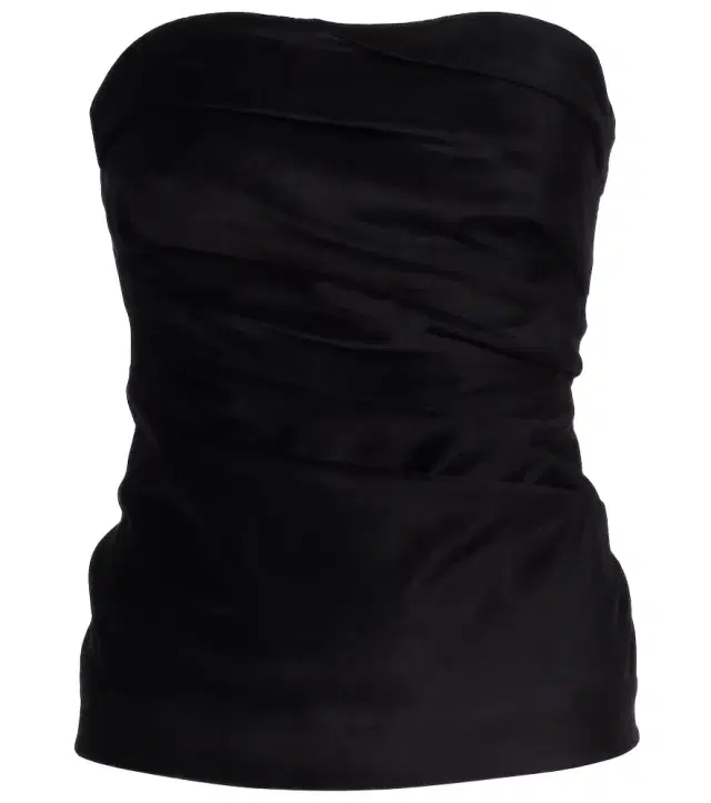 Tove Izel velvet tube top