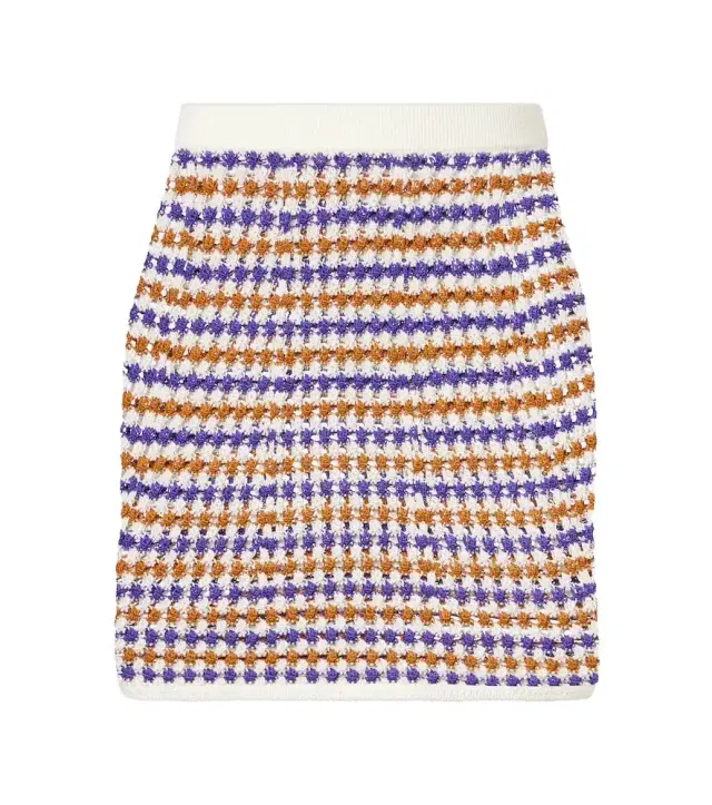 Eres Design open-knit cotton-blend miniskirt