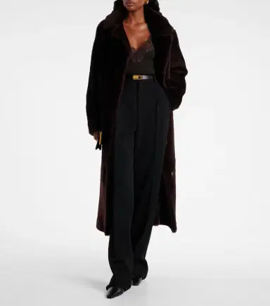 Yves Salomon Shearling coat | Thumbnail 3 Yves Salomon Shearling coat | Thumbnail 3