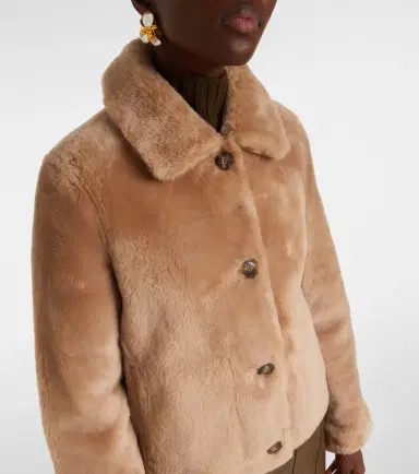 Yves Salomon Shearling jacket | Thumbnail 2 Yves Salomon Shearling jacket | Thumbnail 2